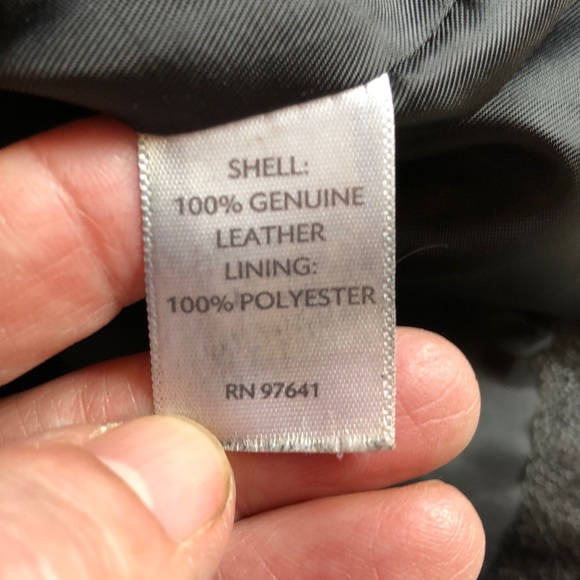 J.Jill PS black leather jacket - Picture 8 of 8